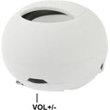 Mini Metal Wireless Bluetooth Speaker  Hands-free  LED Indicator(Silver)