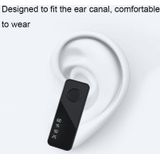 Mini Single-Ear Call Bluetooth Oortelefoon In-Ear Fietsen Sport Oortelefoon (Zwart)