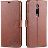 Voor Xiaomi Redmi K20 / K20 Pro AZNS Schapenvacht textuur horizontale flip lederen kast met Holder & Card Slots & Wallet(Bruin)