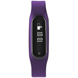 CHIGU C6 0.69 inch OLED Display Bluetooth Smart Bracelet  Support Heart Rate Monitor / Pedometer / Calls Remind / Sleep Monitor / Sedentary Reminder / Alarm / Anti-lost  Compatible with Android and iOS Phones (Purple)
