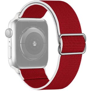 Hoge elastische nylon vervangende horlogeband voor Apple Watch Series 6 & SE & 5 & 4 40 MM / 3 & 2 & 1 38MM (Denemarken)