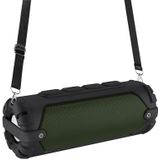 New Rixing NR-6013 Bluetooth 5.0 Portable Outdoor Wireless Bluetooth Speaker with Shoulder Strap(Green)