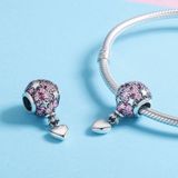 S925 Sterling Silver Confession Balloon Pendant DIY Bracelet Necklace Accessories