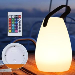 16 kleuren LED-nachtlampje met handvat Hangende lantaarn USB oplaadbare tafellamp