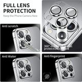 Voor iPhone 13 Pro / 13 Pro Max ENKAY Hat-Prince Anti-reflectie cameralens Aluminium gehard glasfilm
