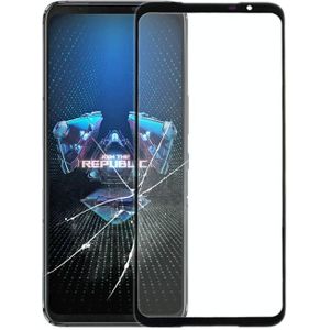 Front Screen Outer Glass Lens for Asus ROG Phone 5 ZS673KS I005DA (Black)