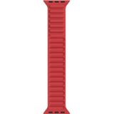 Silicone Magnetic Chain Watchband For Apple Watch Series 6 & SE & 5 & 4 40mm / 3 & 2 & 1 38mm(Red)