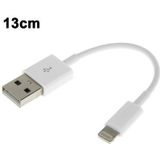 13cm 8 Pin to USB Sync Data / Charging Cable  For iPhone XR / iPhone XS MAX / iPhone X & XS / iPhone 8 & 8 Plus / iPhone 7 & 7 Plus / iPhone 6 & 6s & 6 Plus & 6s Plus / iPad(White)