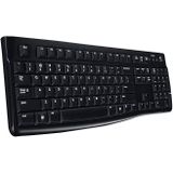 Logitech K120 USB Waterproof Splash Wired Keyboard for Desktop Computers / Laptops(Black)