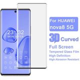For Huawei Nova 8 5G IMAK 3D Curved Full Screen Tempered Glass Film