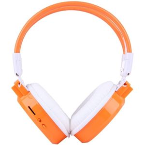 SH-S1 Folding Stereo HiFi Wireless Sports Headphone Headset with LCD Screen to Display Track Information & SD / TF Card For Smart Phones & iPad & Laptop & Notebook & MP3 or Other Audio Devices(Orange)