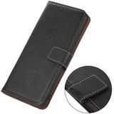 For Motorola Moto G50 Litchi Texture PU + TPU Horizontal Flip Leather Case with Holder & Card Slots & Wallet(Black)