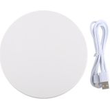 PULUZ 15cm USB Electric Rotating Turntable Display Stand Video Shooting Props Turntable for Photography  Load 15kg(White)
