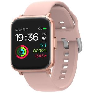 CS201 Fashion Sports IP68 Waterproof Smart Bluetooth Watch  Support Heart Rate Monitoring & Blood Oxygen Monitoring & Sleep Monitoring & Exercise Monitoring(Pink)