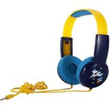 Kid101 Draagbare schattige kinderen leren bedrade hoofdtelefoon (zwart geel)