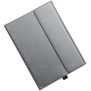 Clamshell  Tablet Protective Case with Holder For MicroSoft Surface Pro3 12 inch(Lamb Pattern / Gray)