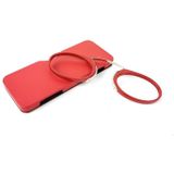 Mini Clip Nose Style Presbyopic Glasses without Temples  Positive Diopters:+2.50(Red)