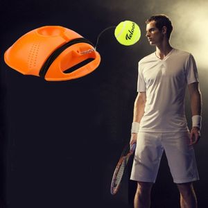 Tennis Trainer Set Rebound Baseboard Self-study Practice Training Tool Equipment Sport Exercise with Ball for Beginner  Random Color Delivery
