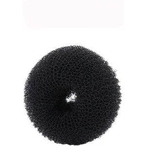 3 PCS Elegant Women Ladies Donut Hair Ring(Black M)