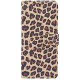 For Samsung Galaxy Note20 Ultra Leopard Pattern Horizontal Flip Leather Case with Holder & Card Slots(Yellow)