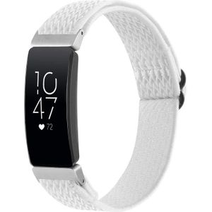 Voor Fitbit Inspire 2 Buckle Wave gevlochten nylon horlogeband