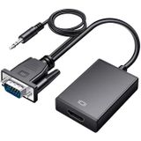 HDCO-VGAM2 1080P VGA Male naar HDMI Vrouwelijke omzetter met 3 5 mm audiokabel