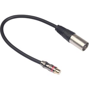 TR026K17-03 RCA Female to XLR Male Audio Cable  Length: 0.3m