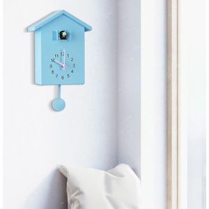 T60 Cuckoo Clock The Bird Reports On The Hour Clock  Colour: Blue