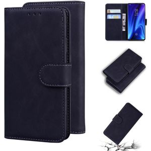 Voor Xiaomi Redmi K20 / K20 PRO & MI 9T / MI 9T Pro Skin Feel Pure Color Flip Leather Phone Case (Black)