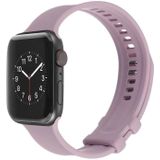 Square Buckle Silicone Watch Band voor Apple Watch Series 7 45 mm / 6 & SE & 5 & 4 44mm / 3 & 2 & 1 42 mm