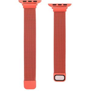 Small Taille Dual Section Milaan Vervanging Horlogeband voor Apple Watch Series 6 & SE & 5 & 4 44mm / 3 & 2 & 1 42mm