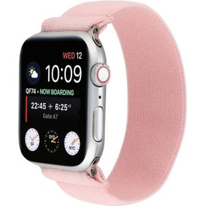 Elastische nylon gevlochten horlogeband voor Apple Watch Ultra 49 mm / serie 8 & 7 45 mm / SE 2 & 6 & SE & 5 & 4 44 mm / 3 & 2 & 1 42 mm