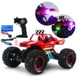 Kinderen vierwielaandrijving licht spray afstandsbediening off-road voertuig RC Model 2.4G simulatie stikstof racen speelgoed (rood)