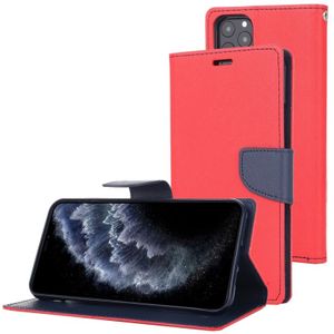 For iPhone 11 Pro MERCURY GOOSPERY FANCY DIARY Horizontal Flip Leather Case with Holder & Card Slots & Wallet(Red)