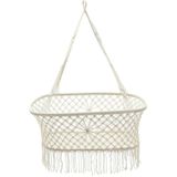 White Cotton Baby Garden Hanging Hammock Baby Cribs Cotton Woven Rope Swing Patio Chair Seat Bedding Baby Care 90*87*57cm