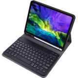 A11B 2020 Ultra-thin ABS Detachable Bluetooth Keyboard Protective Case for iPad Pro 11 inch (2020)  with Pen Slot & Holder (Black)
