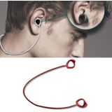3 PCS Bluetooth Headphone Sports Silicone Anti-Lost Rope For Samsung GALAXLBuds 1 / 2(Red)