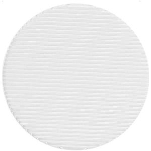 Ronde diameter 15 cm acryl textuur achtergrond bord foto rekwisieten decoratieve geometrische ornamenten (dikke strepen)