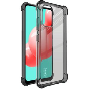 For Samsung Galaxy A32 4G(EU Version) IMAK All-inclusive Shockproof Airbag TPU Case with Screen Protector(Transparent Black)
