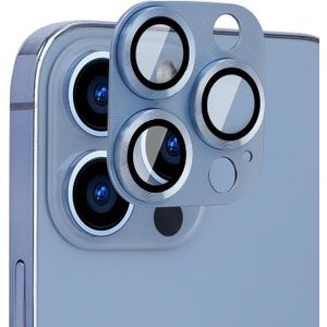 Enkay Aluminium Legering + gehard Glas Camera Lens Cover voor iPhone 13 Pro / 13 Pro Max (Sierra Blue)