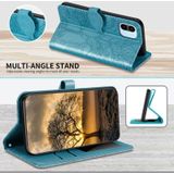 Voor Xiaomi Redmi A1 Life Tree Embossing patroon lederen telefoonhoes