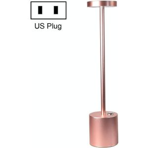 JB-TD003 I-vormige tafellamp creatieve decoratie retro eetkamer bar tafellamp  specificatie: US Plug (Rose Gold)