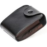 KB187 Litchi Texture Leather Large-capacity Card Holder Wallet (Black)