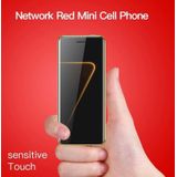 SATREND S10 Card Mobile Phone  2.4 inch Touch Screen  MTK6261D  Support Bluetooth  FM  GSM  Dual SIM(Gold)