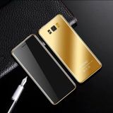 SATREND S10 Card Mobile Phone  2.4 inch Touch Screen  MTK6261D  Support Bluetooth  FM  GSM  Dual SIM(Gold)