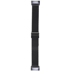Voor Fitbit Charge 5 Milan Steel Dubbele gespen Strap horlogeband