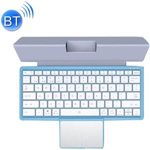 KF8700 78 toetsen verborgen touchpad draagbare tabletcomputer draadloos Bluetooth-toetsenbord met PU-leer