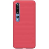 For Xiaomi Mi 10 5G / Mi 10 Pro 5G NILLKIN Frosted Concave-convex Texture PC Case(Red)