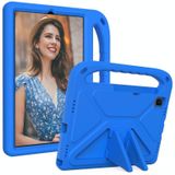 Voor Samsung Galaxy Tab A7 10.4 (2020) T500 Handvat Draagbare EVA Schokbestendige Anti Falling Beschermhoes met Driehoekshouder (Blauw)