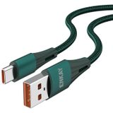 Enkay 66W USB naar USB-C / Type-C Volledig protocol 6a snellaadgegevenskabel  lengte: 2m